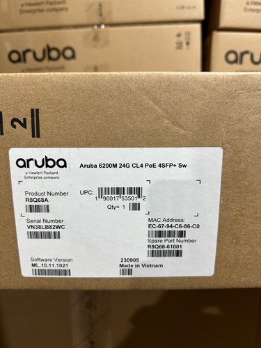 R8q68a aruba 6200m 24g - r8q68a,